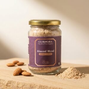 Home almond blend jaggery powder